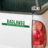 Nationaal Park Badlands Bumpersticker (Op Truck)