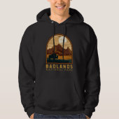  nationaal park Badlands Emblem Hoodie (Voorkant)