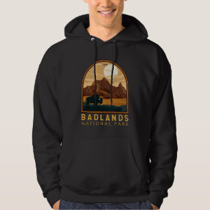 nationaal park Badlands Emblem Hoodie