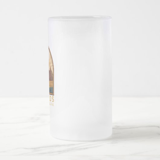  nationaal park Badlands Emblem Matglas Bierpul (Center)