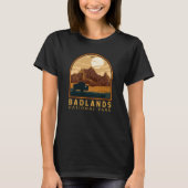 nationaal park Badlands Emblem T-shirt (Voorkant)