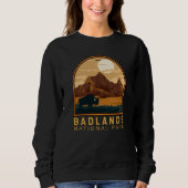  nationaal park Badlands Emblem Trui (Voorkant)