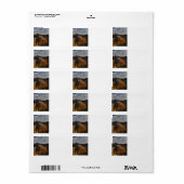 Nationaal Park Badlands Etiket (Full Sheet)