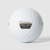 Nationaal Park Badlands Golfballen (Voorkant)