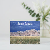 Nationaal Park Badlands in South Dakota Briefkaart (Staand voorkant)