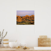 Nationaal Park Badlands in South Dakota Poster (Keuken)