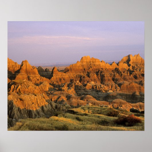 Nationaal Park Badlands in South Dakota Poster (Voorkant)
