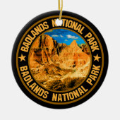 Nationaal Park Badlands Keramisch Ornament (Voorkant)
