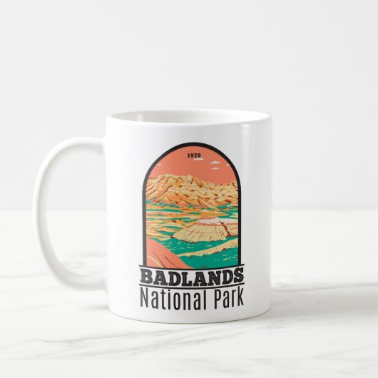Nationaal Park Badlands  landschap Koffiemok (Links)