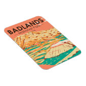 Nationaal Park Badlands  landschap Magnet Magneet (Rechterzijde)