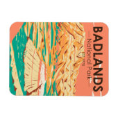 Nationaal Park Badlands  landschap Magnet Magneet (Horizontaal)