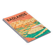 Nationaal Park Badlands  landschap Notitieboek (Rechterzijde)