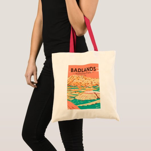 Nationaal Park Badlands  landschap Tote Bag (Voorkant (product))