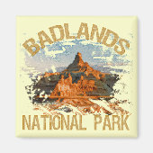 Nationaal Park Badlands Magneet (Voorkant)