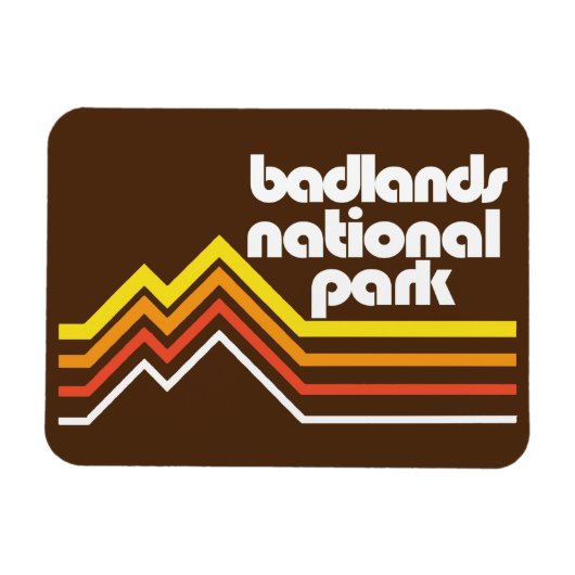 Nationaal Park Badlands Magneet (Horizontaal)