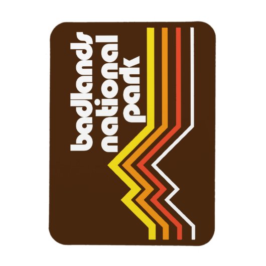 Nationaal Park Badlands Magneet (Verticaal)
