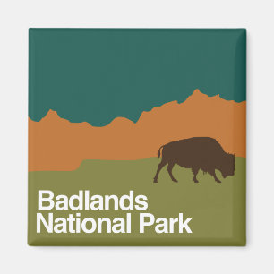 Nationaal Park Badlands Magneet