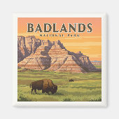 Nationaal Park  Badlands Magneet (Voorkant)