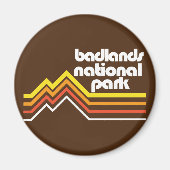 Nationaal Park Badlands Magneet (Voorkant)