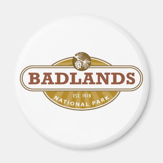 Nationaal Park Badlands Magneet (Voorkant)