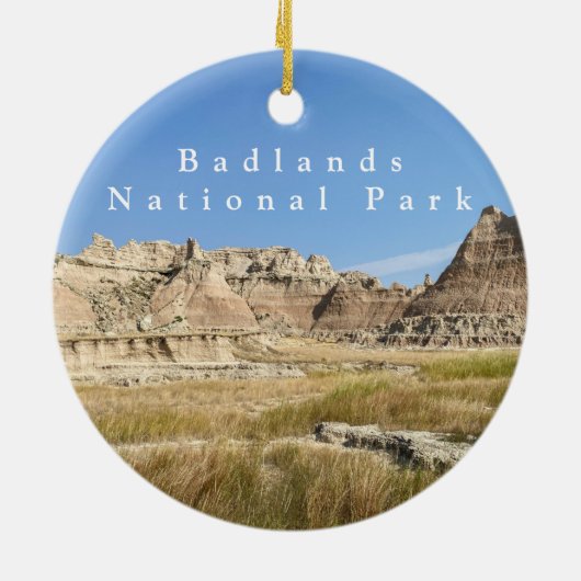 Nationaal Park Badlands Ornament (Achterkant)