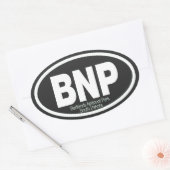 Nationaal Park Badlands Ovale Sticker (Envelop)