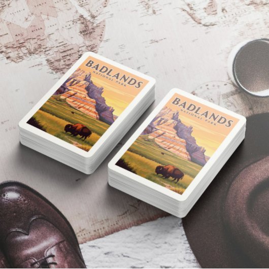 Nationaal Park  Badlands Pokerkaarten