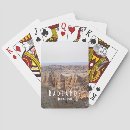 Nationaal Park Badlands Pokerkaarten (Achterkant)