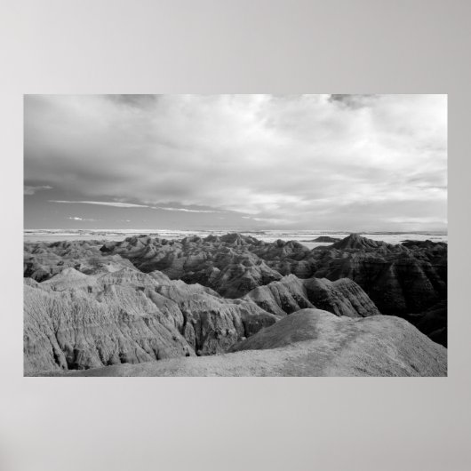 Nationaal Park Badlands Poster (Voorkant)