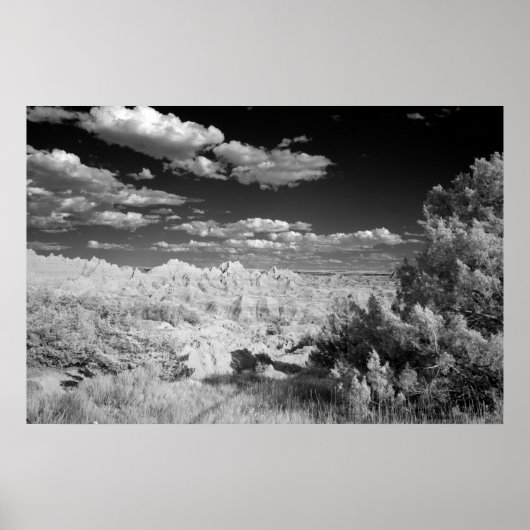 Nationaal Park Badlands Poster (Voorkant)