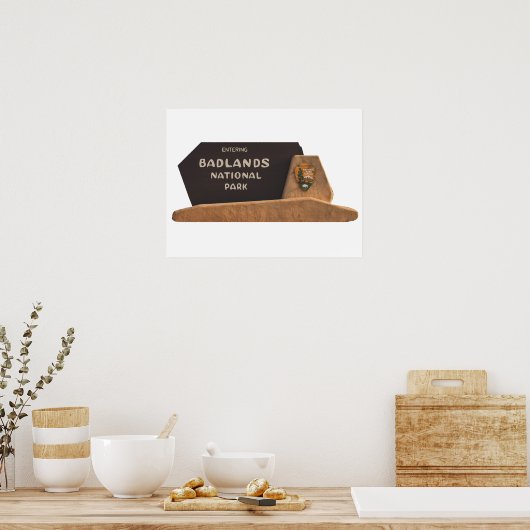 Nationaal Park Badlands Poster (Keuken)