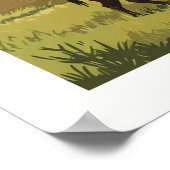 Nationaal Park  Badlands Poster (Hoek)