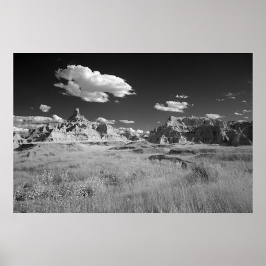 Nationaal Park Badlands Poster (Voorkant)