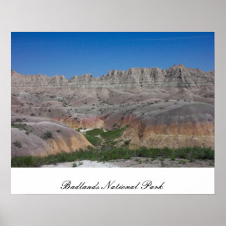 Nationaal Park Badlands Poster
