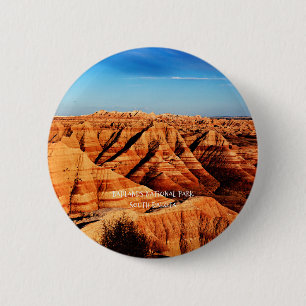 Nationaal Park Badlands Ronde Button 5,7 Cm