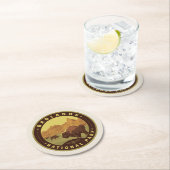 Nationaal Park Badlands Ronde Kartonnen Onderzetter (Insitu)