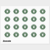 Nationaal Park Badlands Ronde Sticker (Vel)