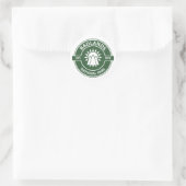 Nationaal Park Badlands Ronde Sticker (Tas)