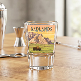 Nationaal Park  Badlands Shot Glas