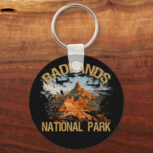 Nationaal Park Badlands Sleutelhanger (Voorkant)