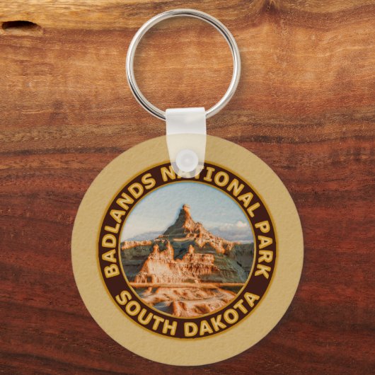Nationaal Park Badlands Sleutelhanger (Voorkant)