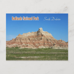 Nationaal Park Badlands, South Dakota Briefkaart