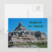 Nationaal Park Badlands, South Dakota Briefkaart (Voorkant / Achterkant)