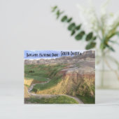Nationaal Park Badlands South Dakota Briefkaart (Staand voorkant)