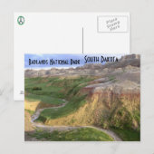 Nationaal Park Badlands South Dakota Briefkaart (Voorkant / Achterkant)