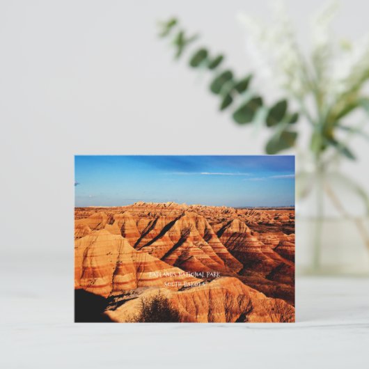 Nationaal Park Badlands, South Dakota Briefkaart (Staand voorkant)