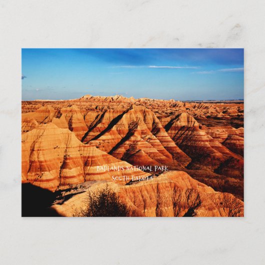 Nationaal Park Badlands, South Dakota Briefkaart (Voorkant)