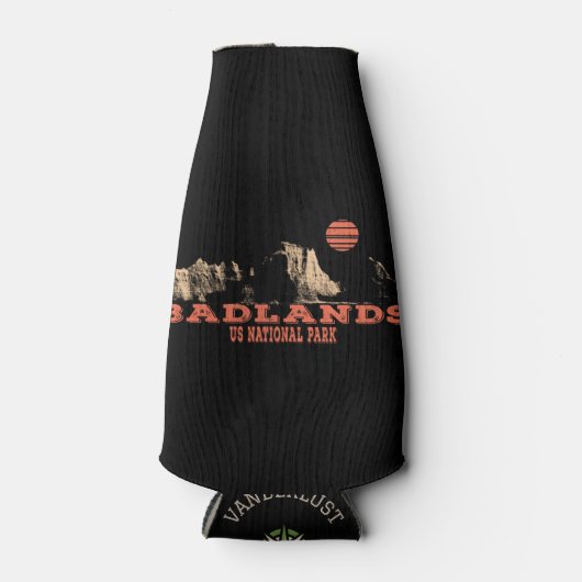 Nationaal Park Badlands South Dakota Flesjeskoeler (Voorkant)