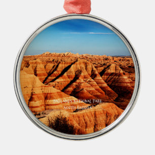 Nationaal Park Badlands, South Dakota Metalen Ornament