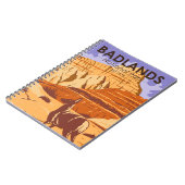 Nationaal park Badlands South Dakota Notitieboek (Linkerzijde)